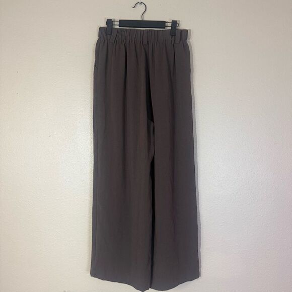 HALARA women’s Chocolate Wide-Leg cloth Pants M - Picture 4 of 4